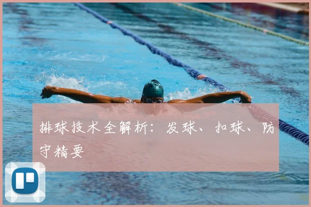 排球技术全解析:发球、扣球、防守精要